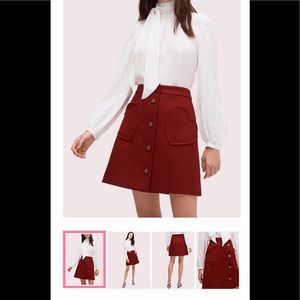 Kate Spade Heart Pocket Skirt Size 4